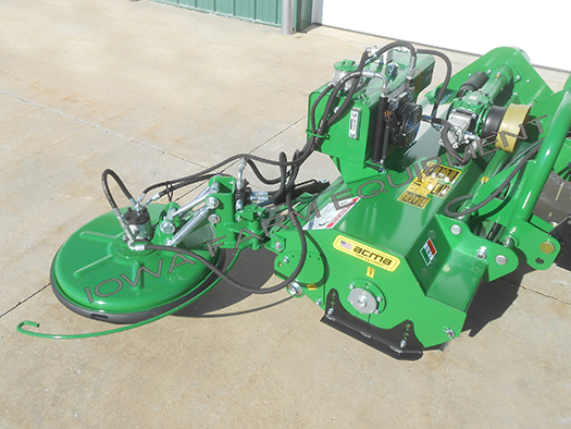 Hydraulically Offsetable Flail Mower