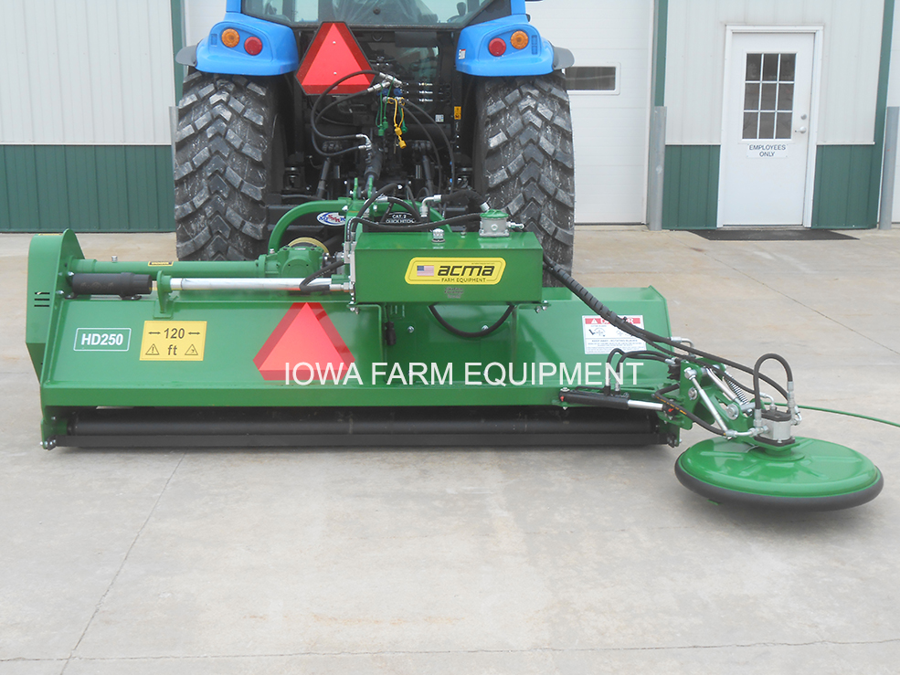ACMA HD250 Center Mounted Offset Flail Mower