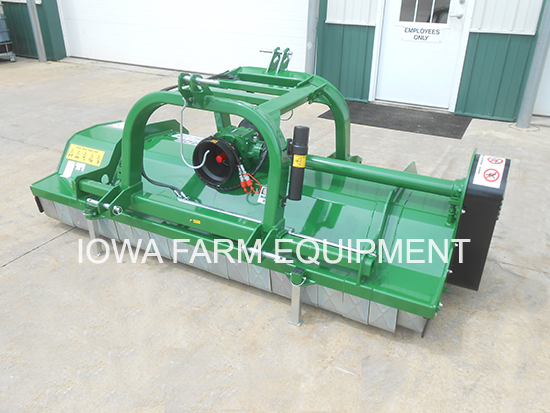 Double Hitch Front or Rear Mount Flail Mower