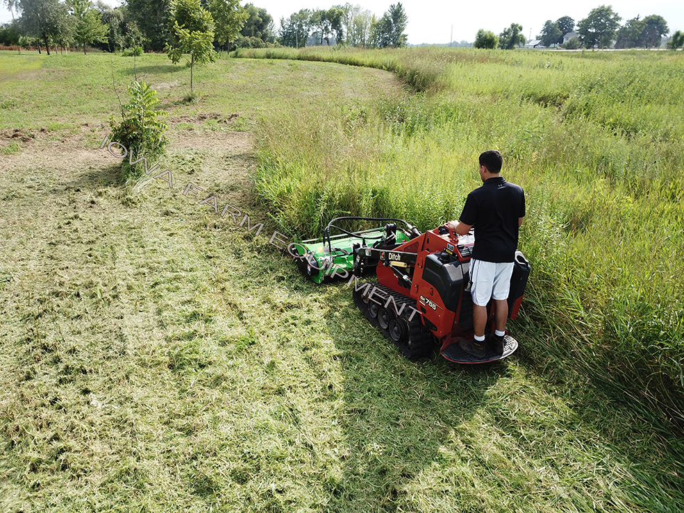 Peruzzo Mini Skid Steer Flail Mower