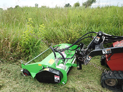 55 Inch Mini Skid Steer Flail Mower