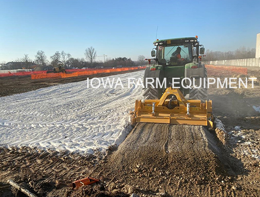 Parking Lot Maintenance Tiller